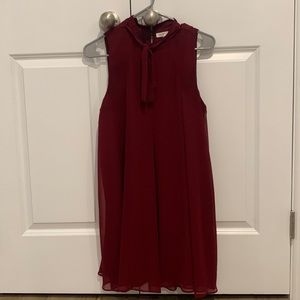 BCBG GENERATION BURGANDY DRESS SIZE SMALL